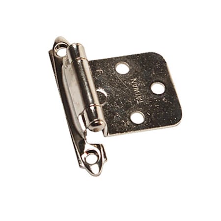 Overtime H238 Self-Closing Hinge, Nickel - 2 Pack, 2PK OV88838